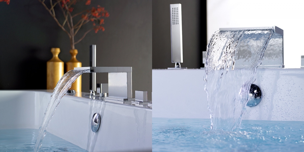 Ванна свободностоящая с аэро и гидромассажем Thais Art 230 см Karolitalia THAISARTISOLABLUMIX - Вид №2