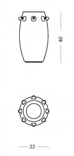 PIMAR Каменная ваза Лечче  Ca28, ca29, ca30  - Вид №5