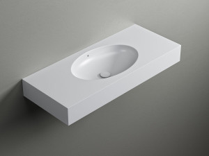 Подвесная раковина Corian® с столешницей