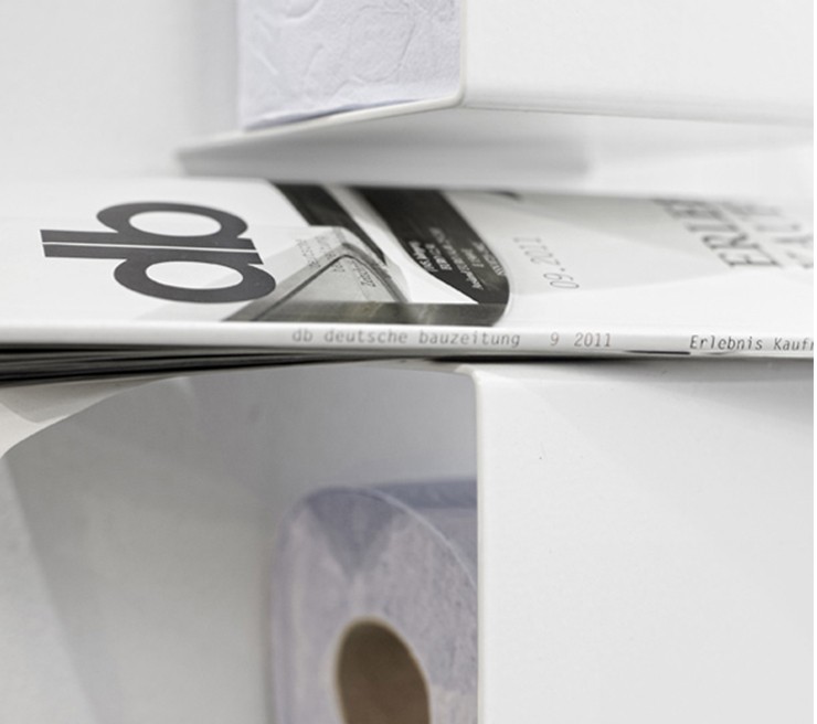 Ex.T InTeam Держатель для туалетной бумаги белый EXINTEAMB.CO  - Вид №5