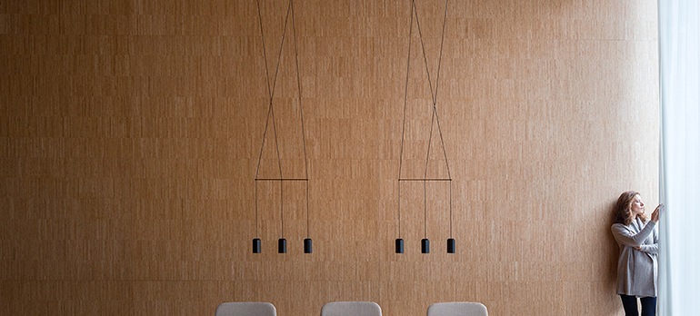 040537 Люстра lineal Vibia Wireflow - Вид №3