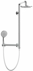 Ponte Giulio Душевая стойка из нержавеющей стали с боковой ручкой Solo