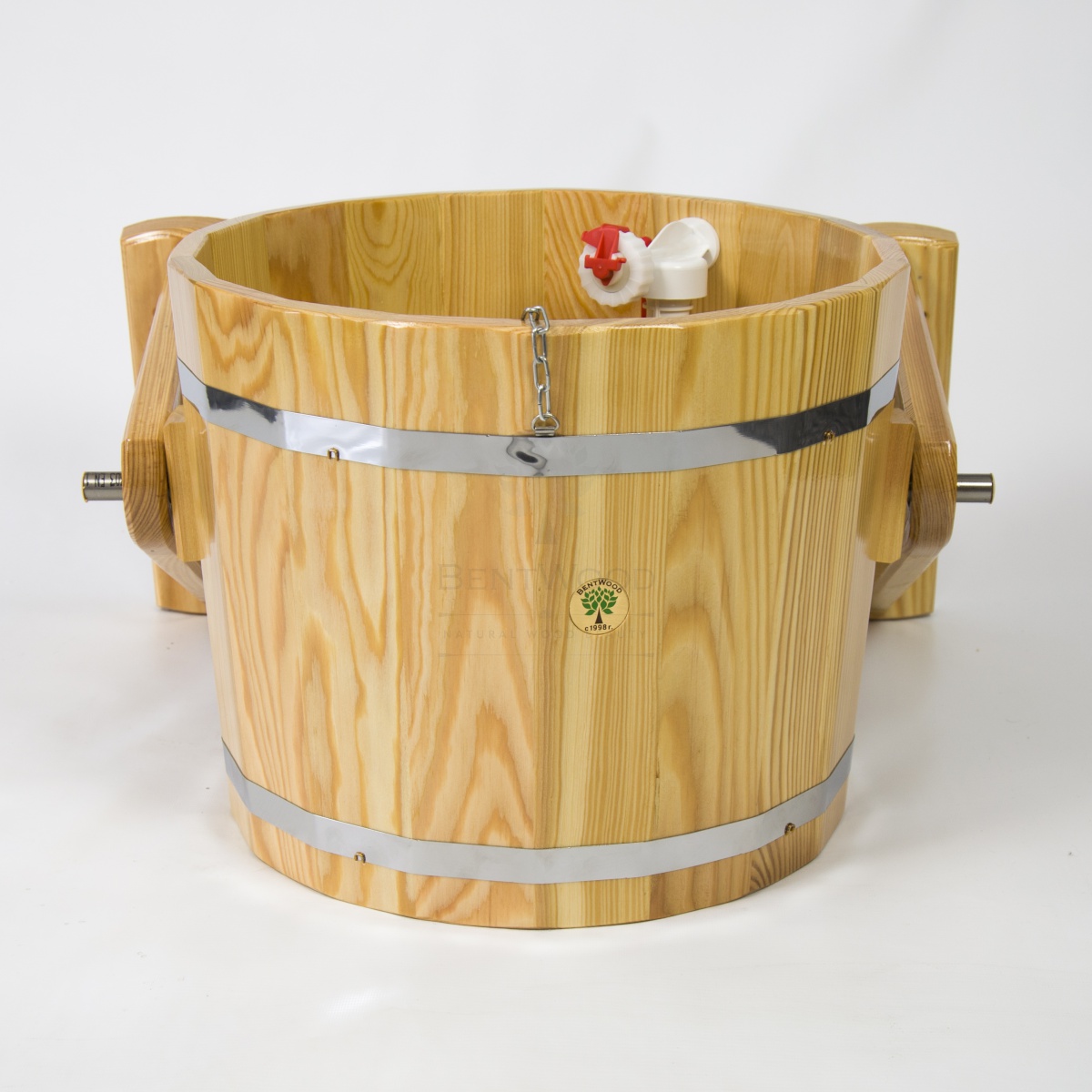 142 Обливное устройство из лиственницы 20 литров (лиственница натуральная) Alyarus  - Вид №2