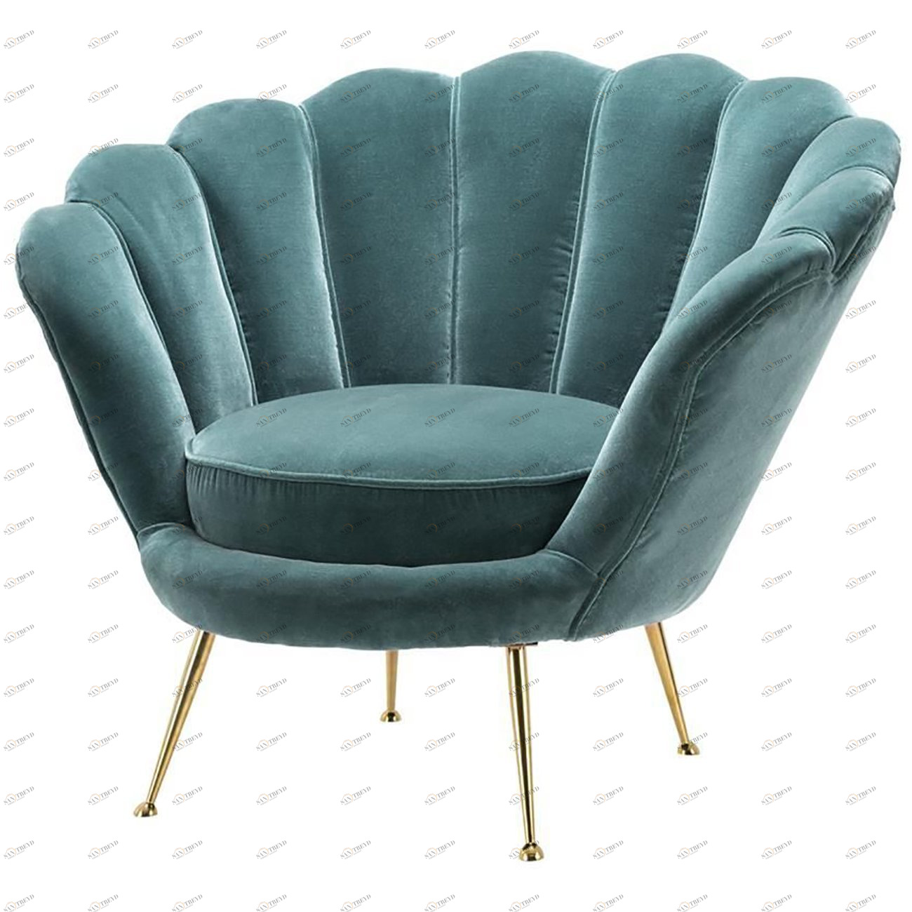 Стул Trapezium от Eichholtz Голубой EICHHOLTZ ДИЗАЙНЕРСКИЕ, EICHHOLTZ 062304 Голубой 