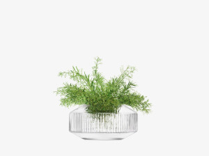 Выдувная стеклянная ваза-H14cm