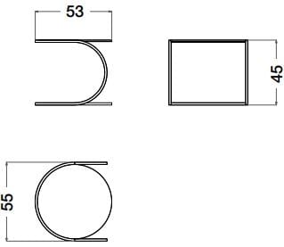 Низкий столик из мрамора и дерева CPRN HOMOOD Blue Moon ARCH-00051188 - Вид №2