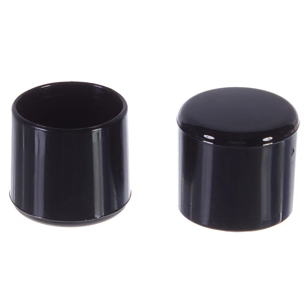 Насадки Standers 30 мм, круглые, пластик, цвет чёрный , 4 шт STLM-2039189