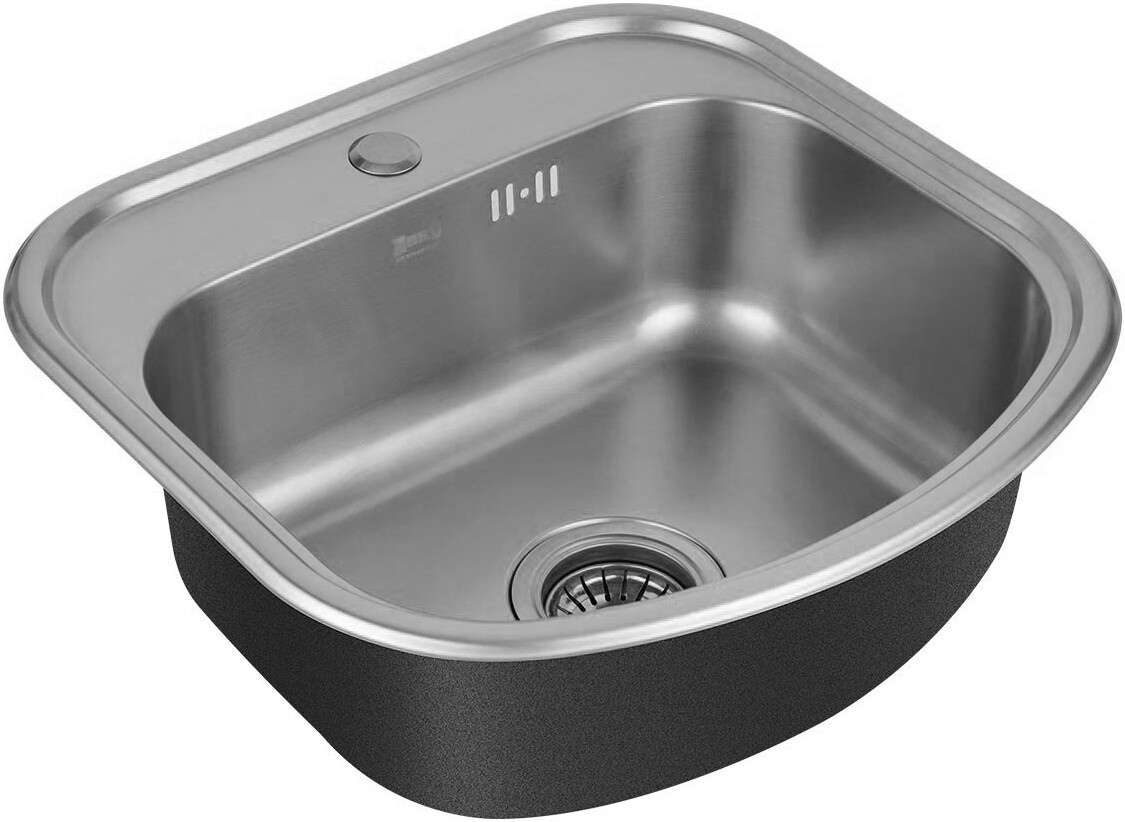 Мойка кухонная ZorG Inox ZR 4749 из нержавеющей стали, сталь Inox SZR
