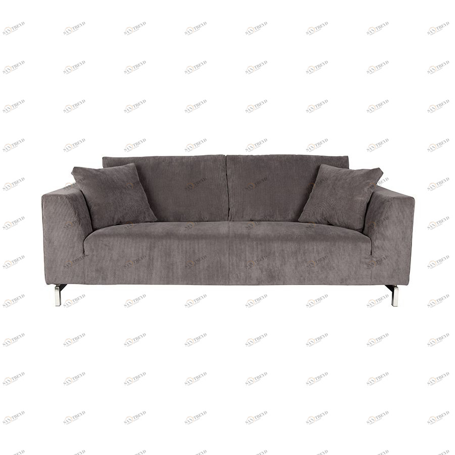 Диван Dragon Rib трехместный серый Zuiver 3200004