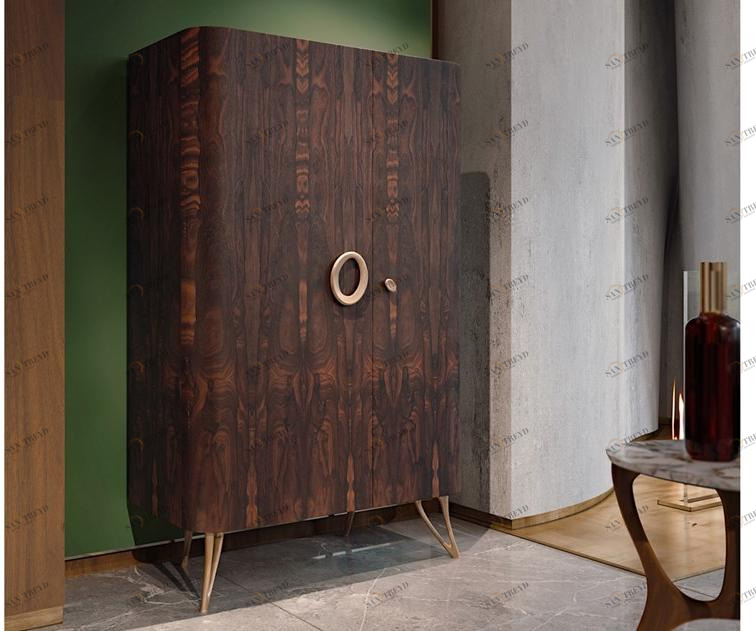 Bellotti Ezio Барный шкаф Ziricote со встроенным освещением Gea 2018-42