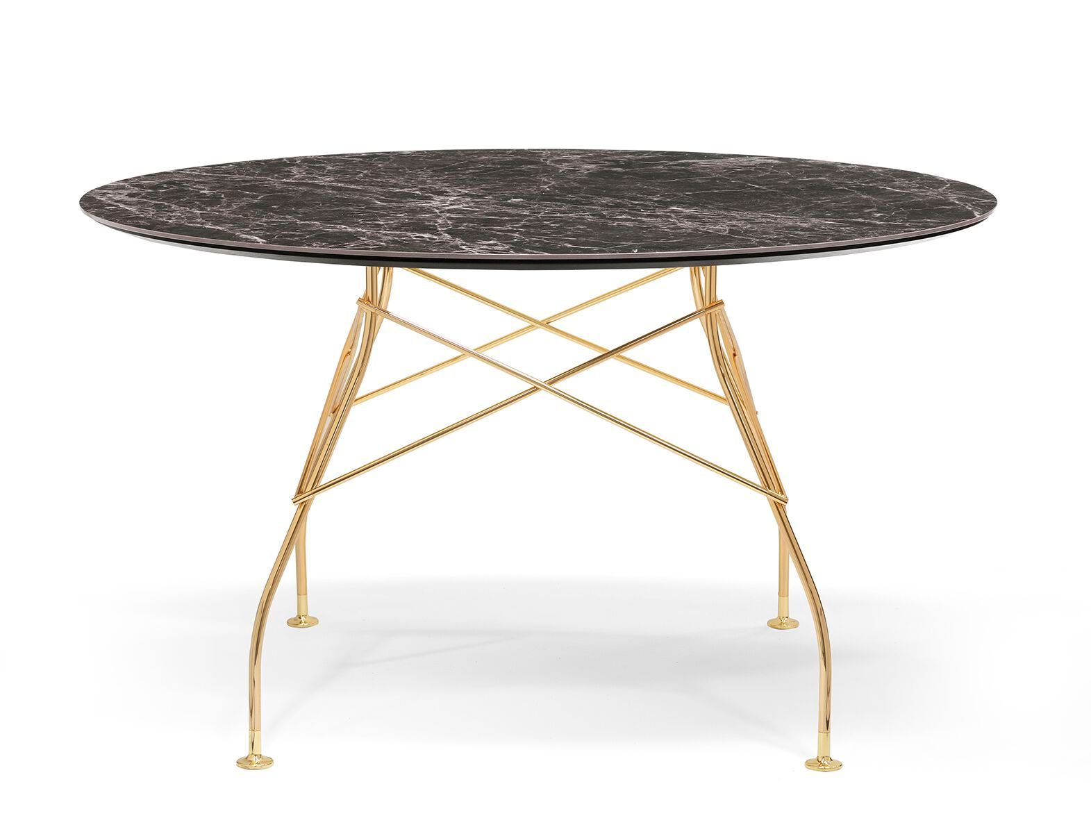 Круглый обеденный стол из керамогранита Kartell GLOSSY ARCH-00051866 - Вид №32