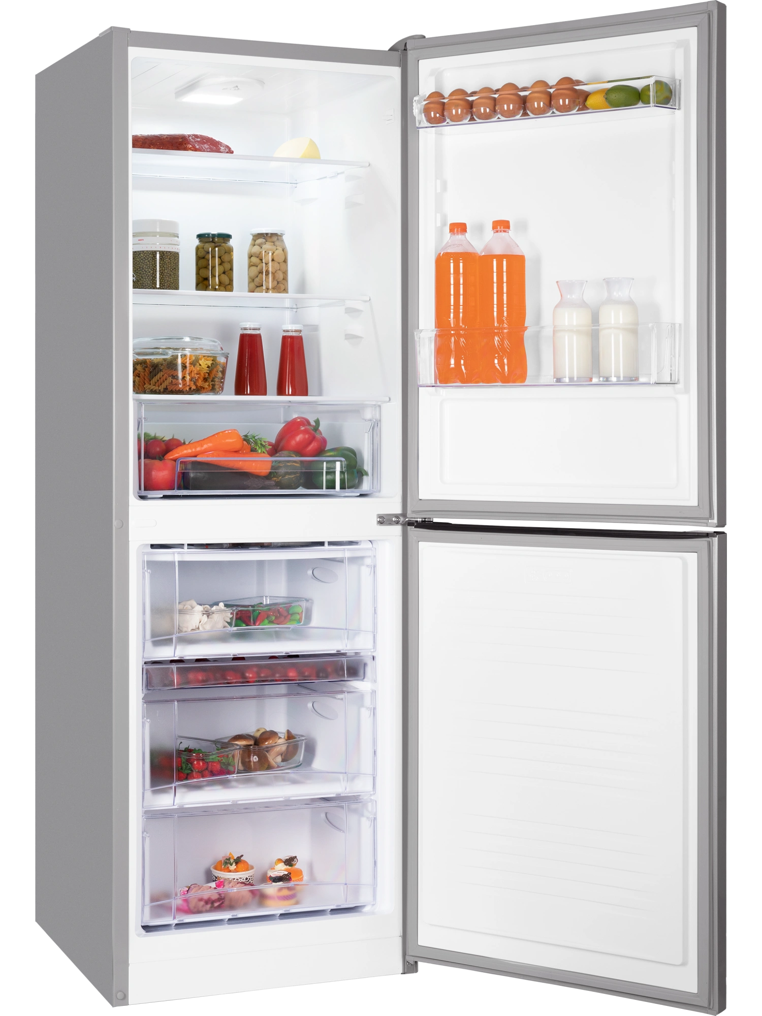 9293985 Холодильник с морозильником   NORD NRB 151 S серебристый STDN-0135755 - Вид №1