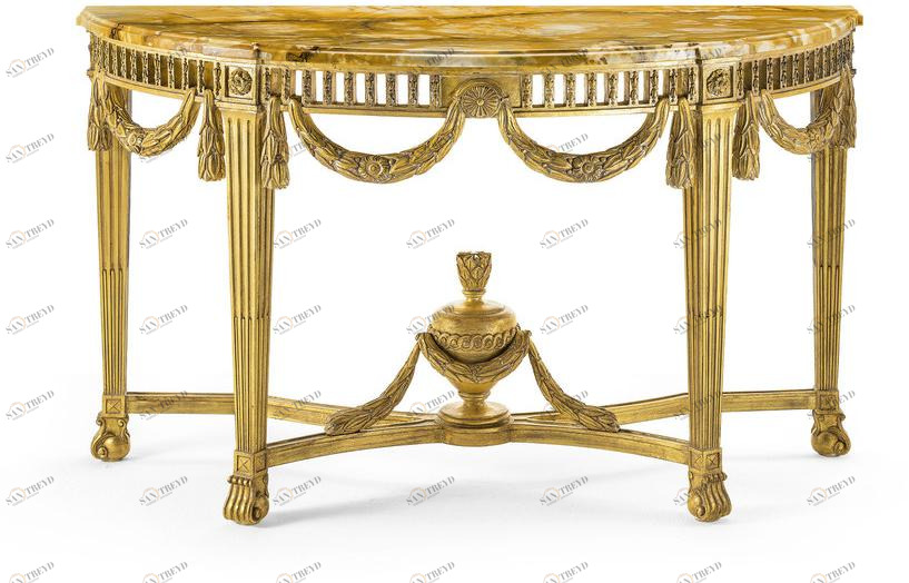 OAK Консольный стол в стиле полумесяца в классическом стиле из дерева Galleria sun-id-1363635