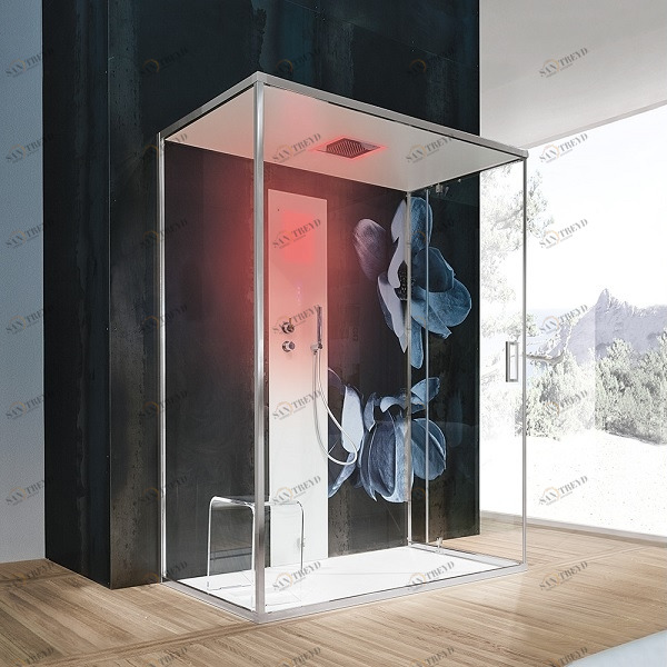 Ограждение для душа и турецкой бани Gemini 6 180х120 см 1GNZ1S0 Gruppo Geromin