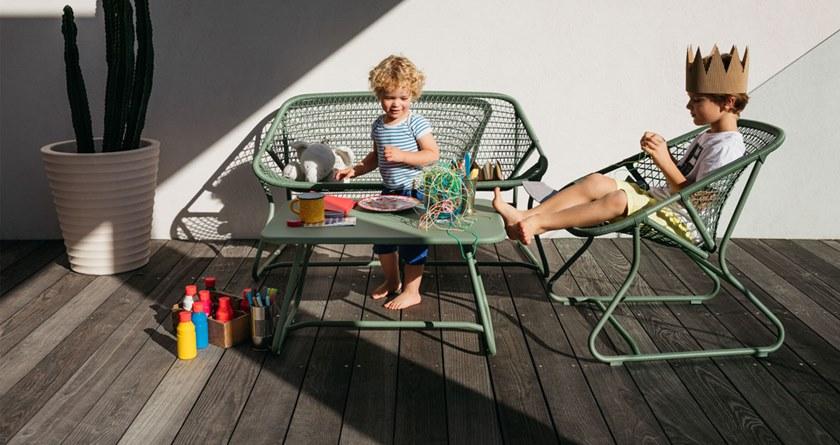 Fermob Прямоугольный алюминиевый садовый столик Sixties 1720 - Вид №4