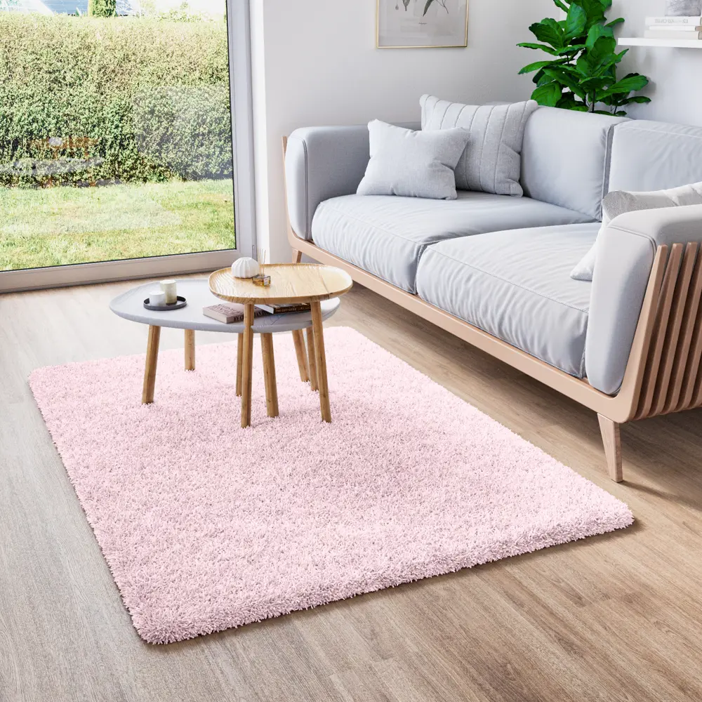 Ковер полиэстер Inspire Alaric 60x120 см цвет розовый 83235393 STLM-2096886  - Вид №5