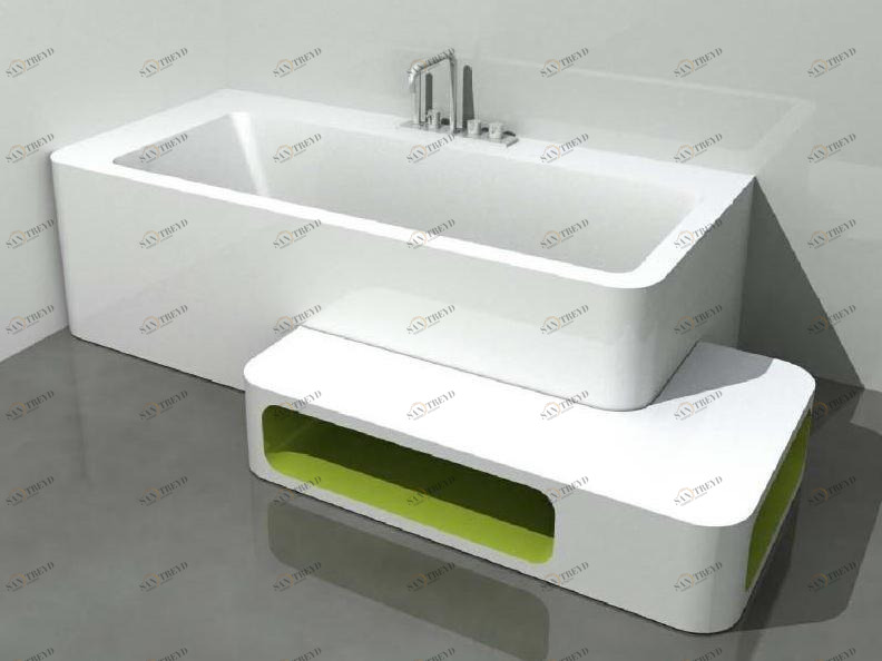 LASA IDEA Прямоугольная угловая ванна Unopuntozero sun-id-1428502