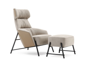 Кресло с высокой спинкой