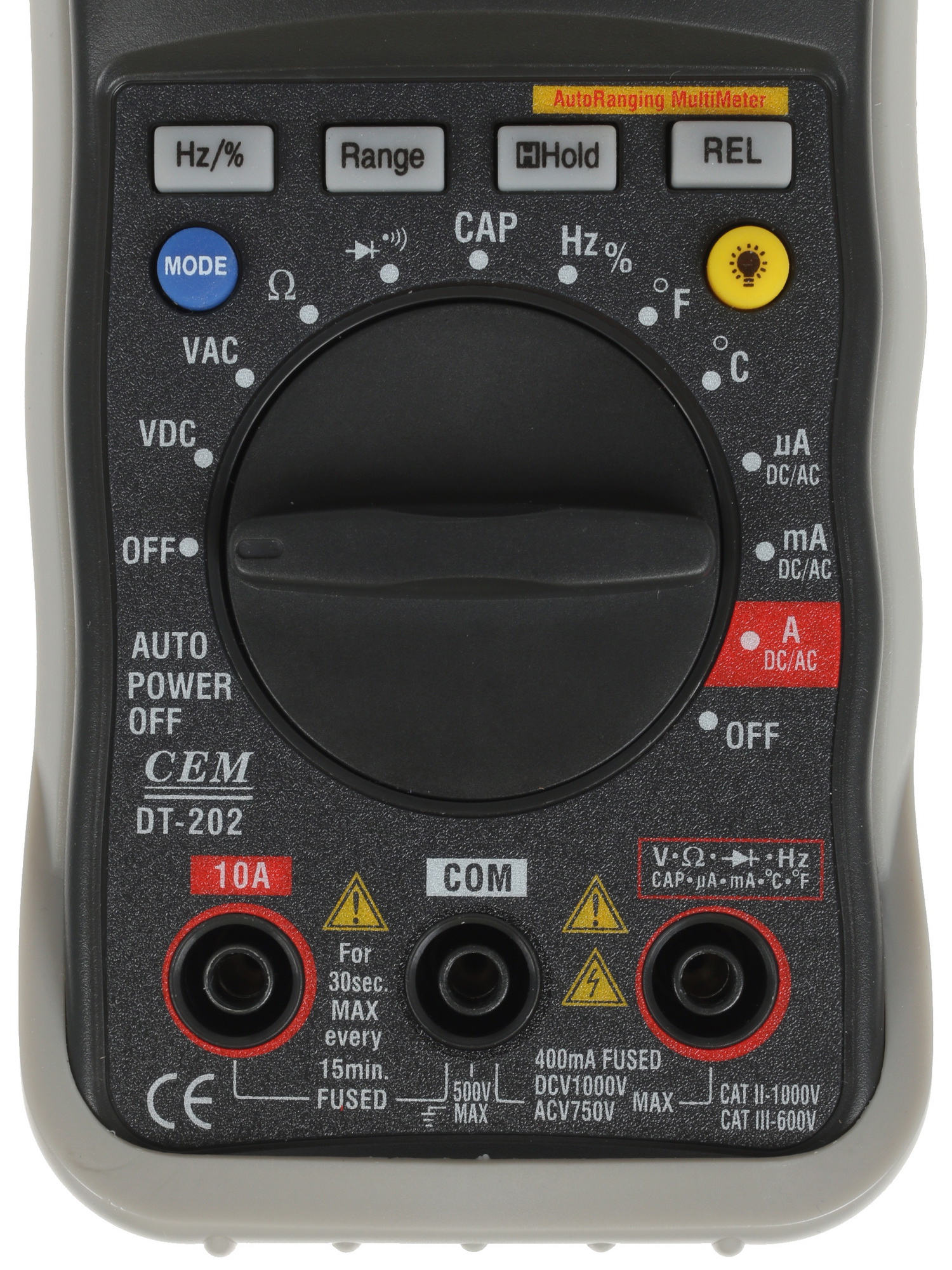 Мультиметр CEM DT-202 1092616 STDN-0141199 - Вид №7