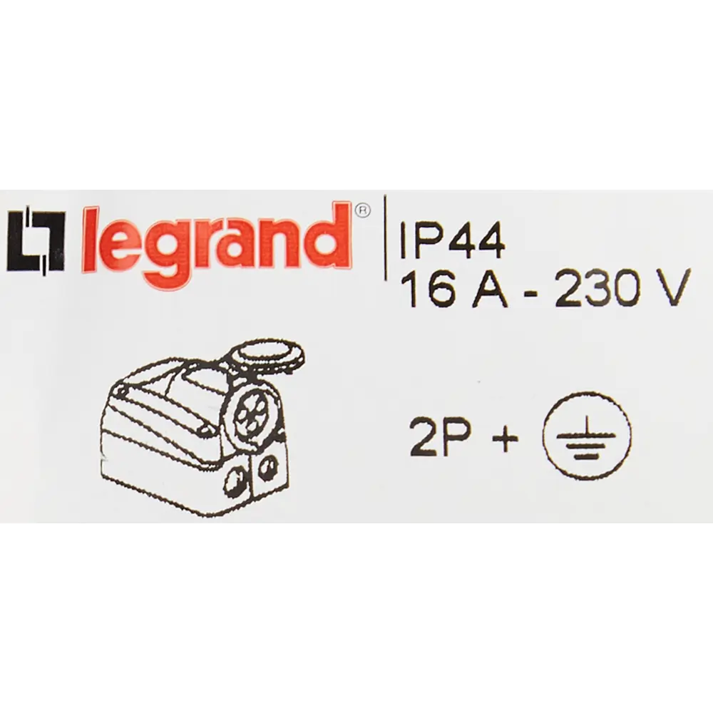 Розетка накладная - 16А - 2К+З - 230 В - IP 44 legrand Quteo STLM-2207825 - Вид №5