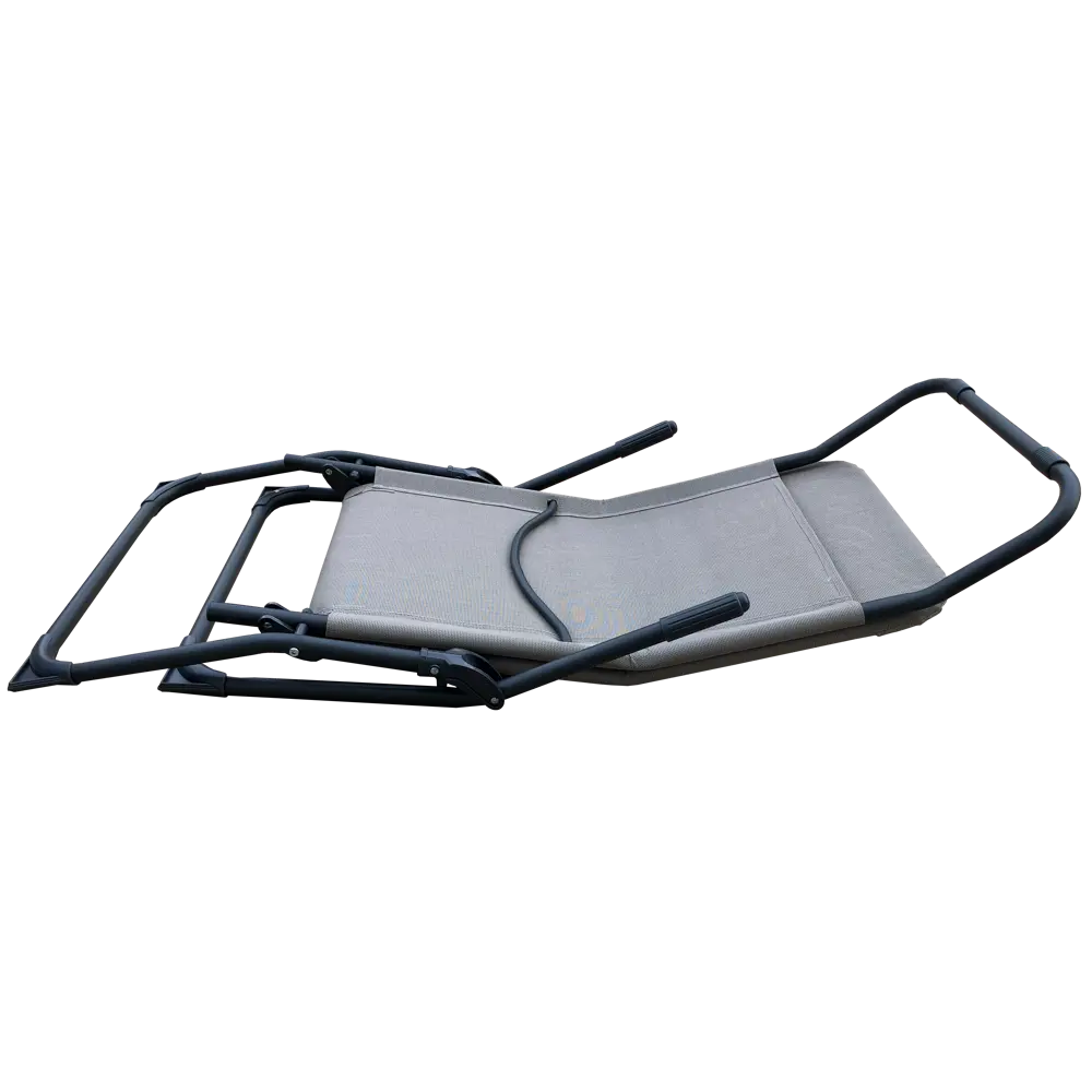 Шезлонг складной Naterial Fiesta 142x60x99 см сталь/ текстилен бежевый Santreyd STLM-2066965 - Вид №3