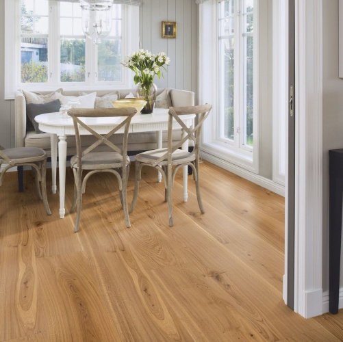 Инженерная доска Boen Chalet Traditional Live Natural Ированная Ebcx4kfd Дуб Натур с брашью (Текстурированная) 2000-4000х300 мм 2100420020 - Вид №14