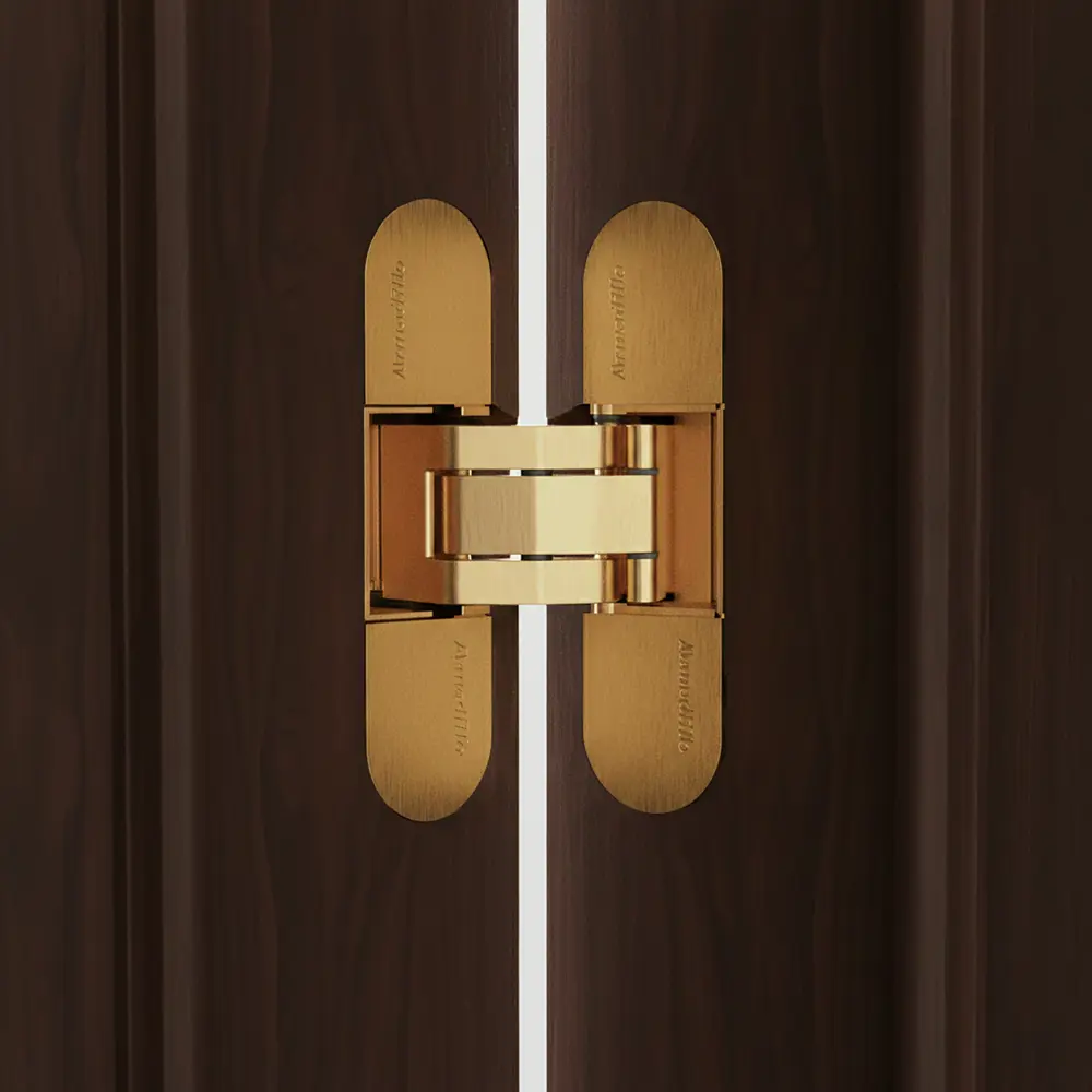 Скрытая петля дверная U3D2000 110x30x32 мм ЦАМ цвет золото ARMADILLO STLM-2022920 - Вид №5