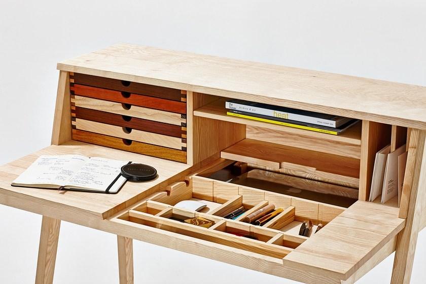 sixay furniture Письменный стол / туалетный столик из дерева Sixtematic sun-id-1494548 - Вид №8