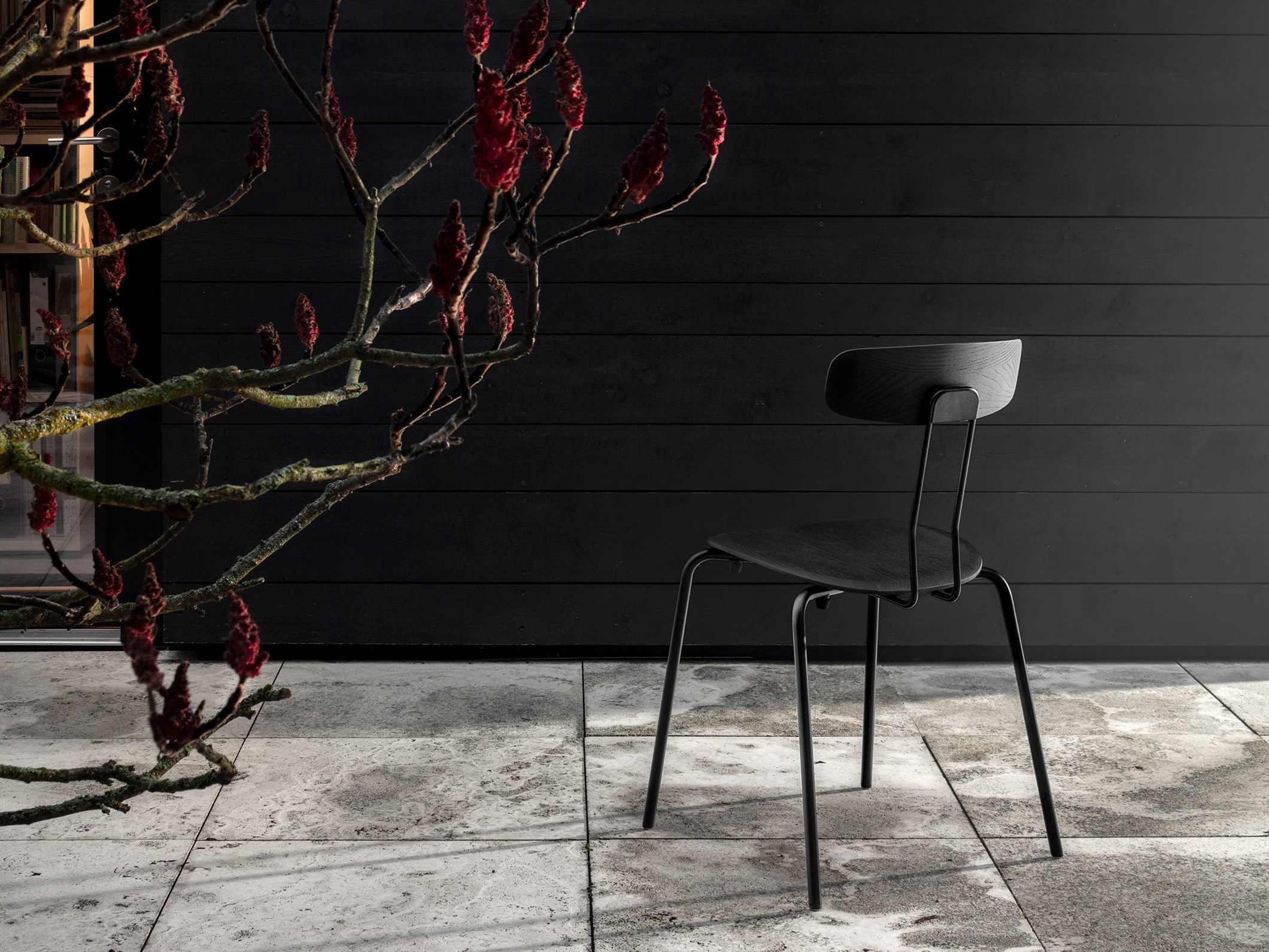 Штабелируемый стул из стали и дерева ZEITRAUM Okito ARCH-00082422 - Вид №7