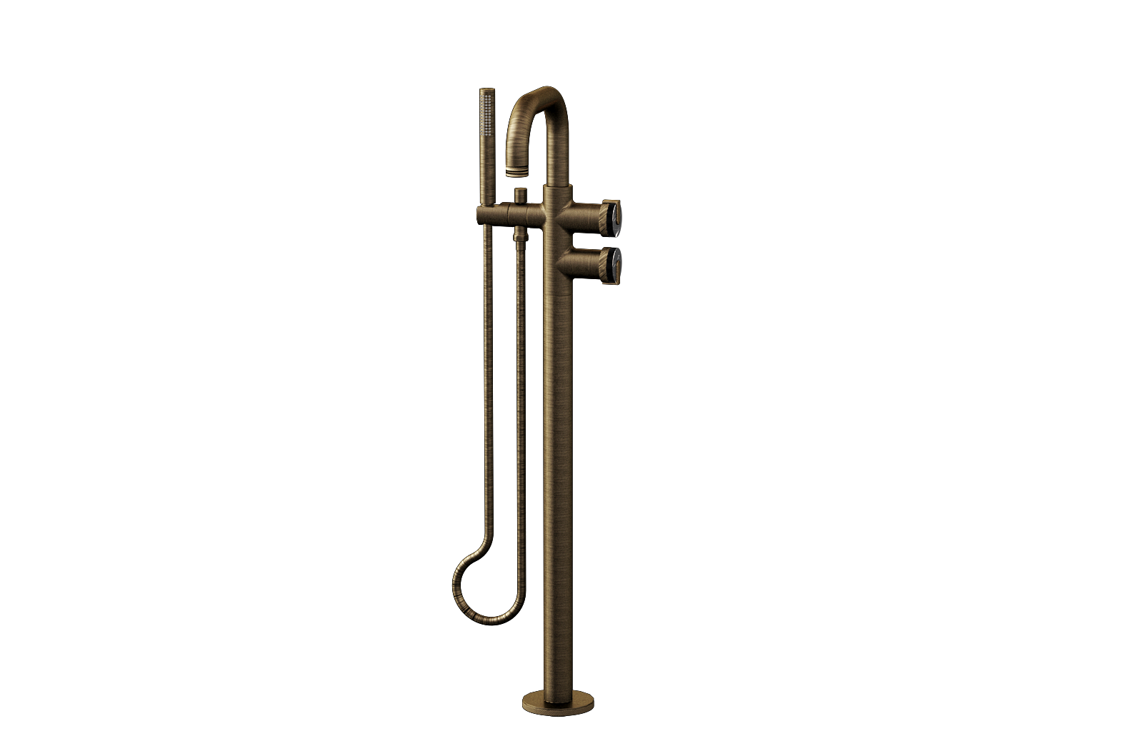 E-11557-R2MB-L1VBB-VBB Смеситель напольный отдельностоящий (внешняя часть) GRAFF MOD+