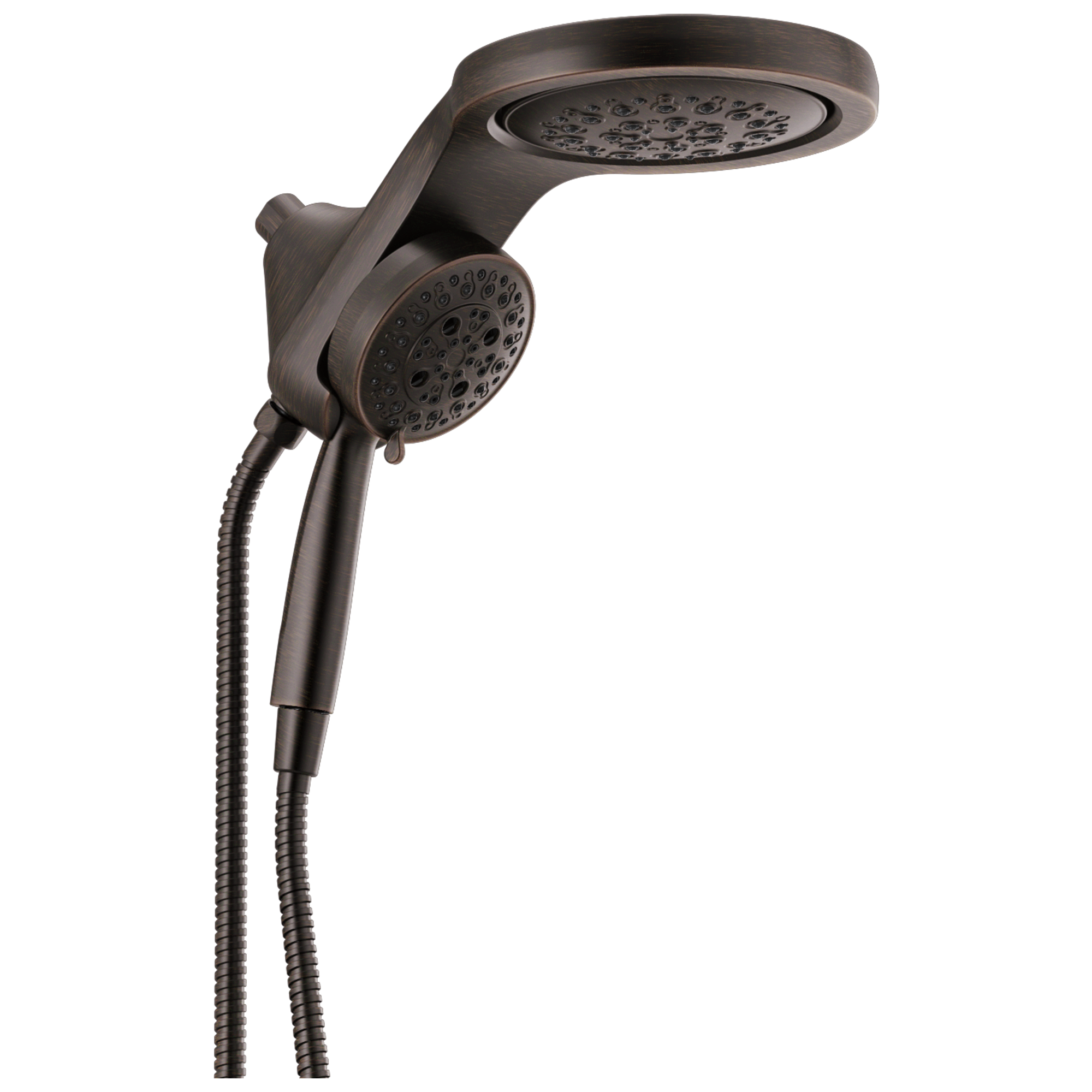 58680 HydroRain® H2Okinetic® 5-регулировочная душевая лейка два в одном Delta Faucet Universal Showering Хром 