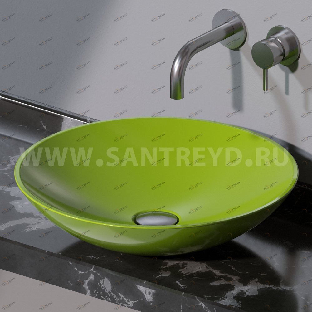 L257121 Накладная раковина на столешницу  круглая A. e T. Italia THIN AeT ITALIA