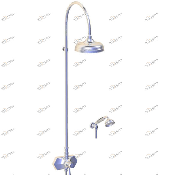 65.744 Душевая стойка с термостатом HORUS Range Ascott 