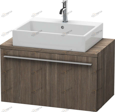 XL540205151 Тумбочка для компактной консоли X-Large #XL5402 800 x 478 мм Сосна коричневая, декор Duravit