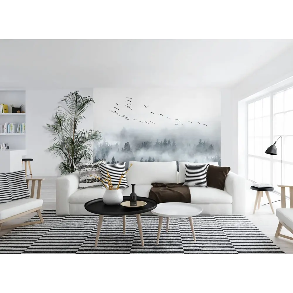 Фотообои «‎В густом тумане»‎ 3D флизелиновые 300x270 см L13-125 FBRUSH 3D FLIZART STLM-2150138 - Вид №1