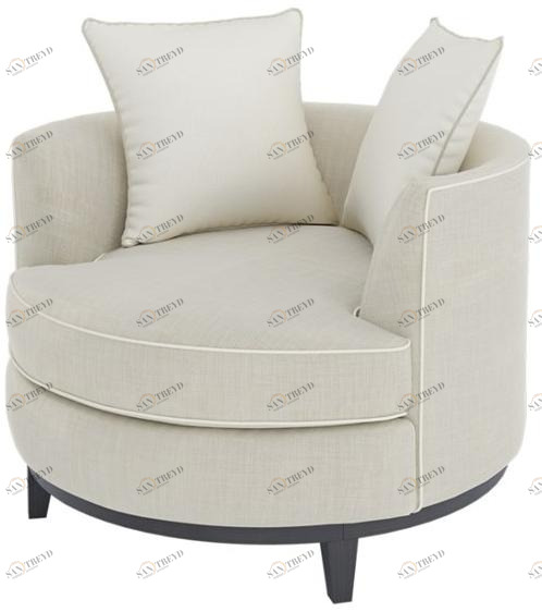 FRATO Вращающееся кресло из ткани с подлокотниками Kansas Fup010020aak 