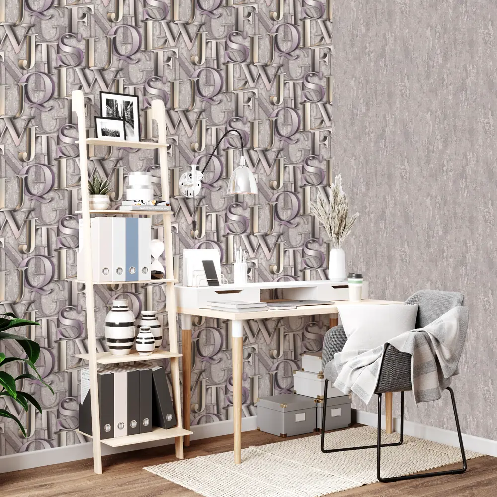 Обои флизелиновые Palitra Life Oxford коричневые 1.06 м PL71709-28 STLM-2117887 - Вид №3