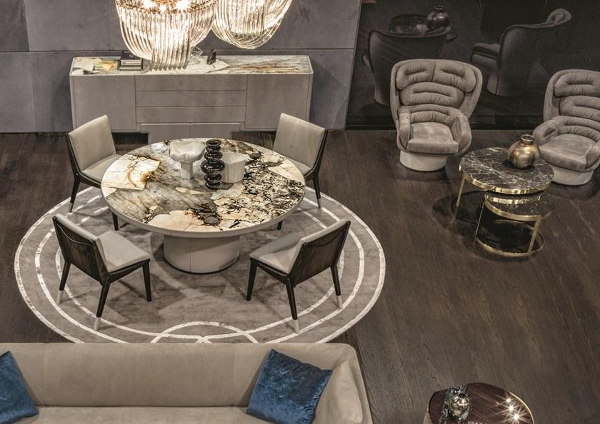 Longhi Круглый стол с ленивой сьюзан Loveluxe 2019 – rhythm collection sun-id-1435685 - Вид №3