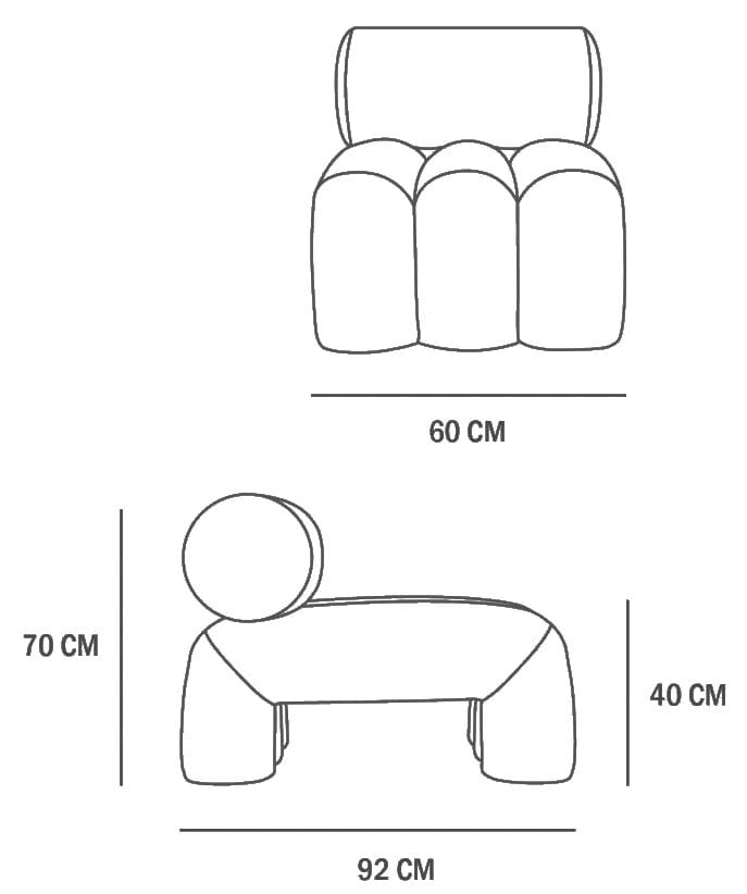 Тканевое кресло 101 Copenhagen Foku ARCH-00084525 - Вид №19