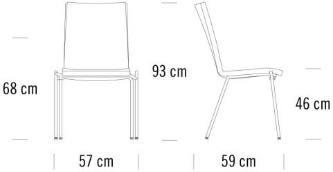 Thonet Стул из мягкой фанеры штабелируемый S 160 sun-id-1429357 - Вид №1