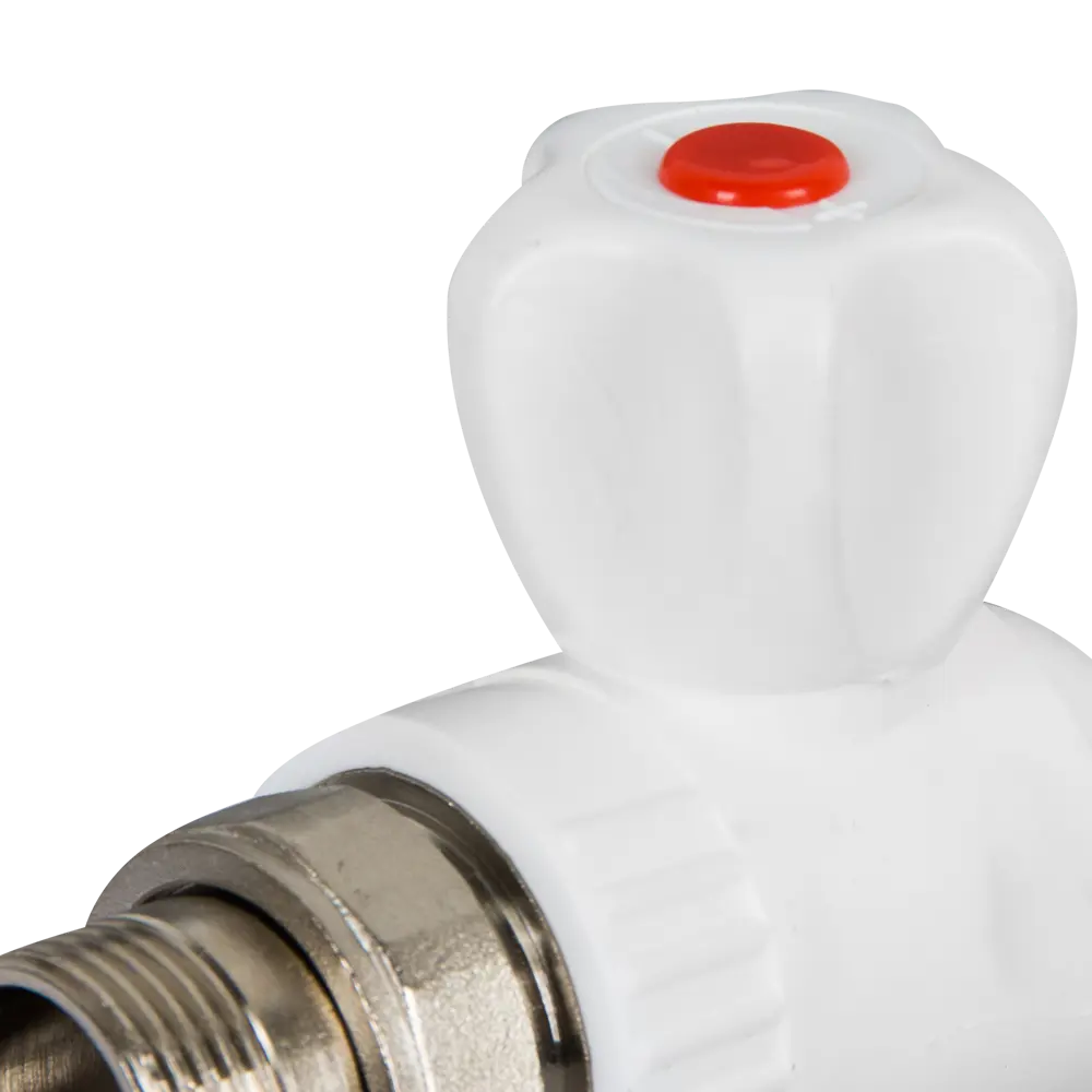 Кран для радиатора угловой РВК 3/4"x25 мм полипропилен STLM-2085032 - Вид №3