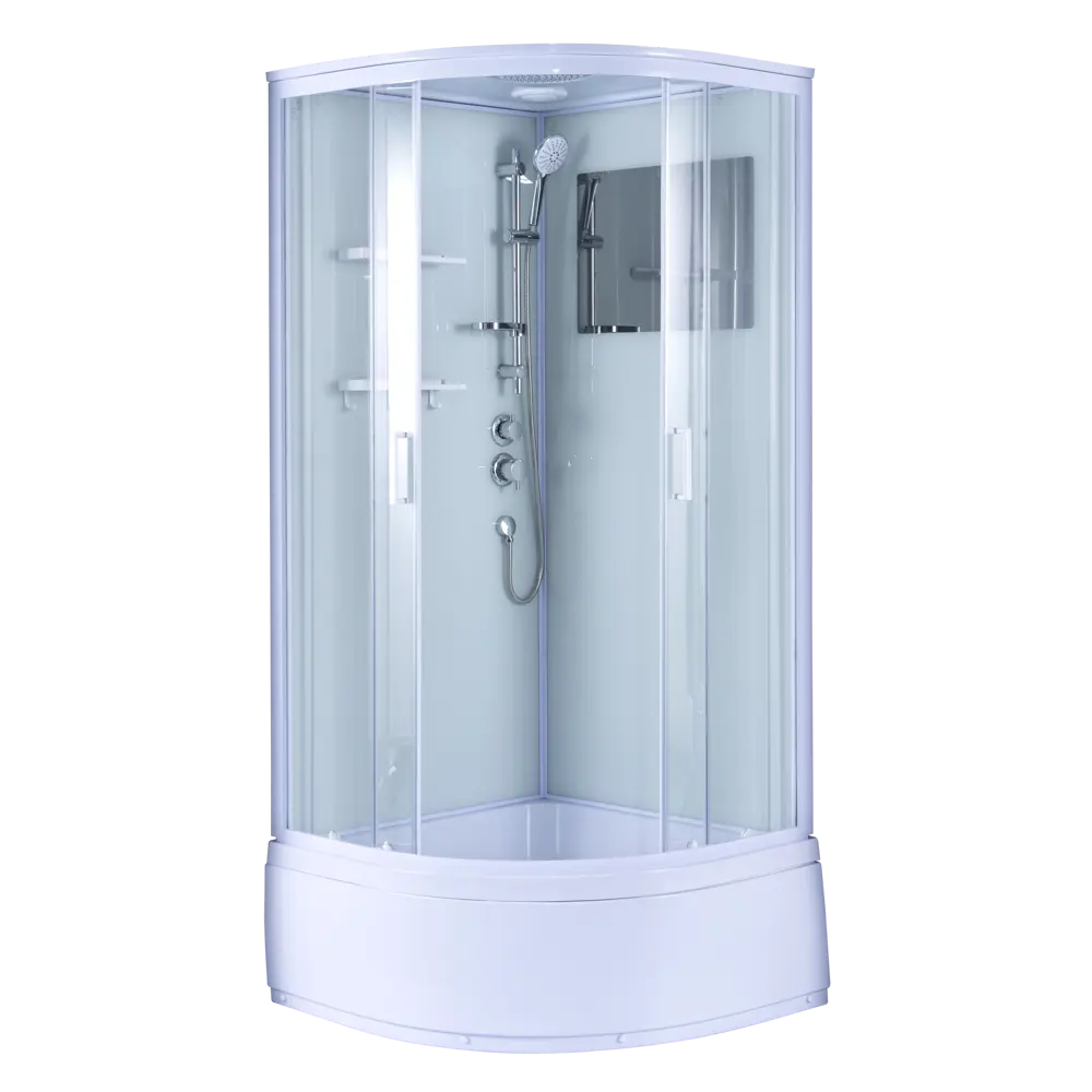 Душевая кабина Мари 1/4 высокий поддон 90x90 см 84593424 STLM-2097183 Santreyd 