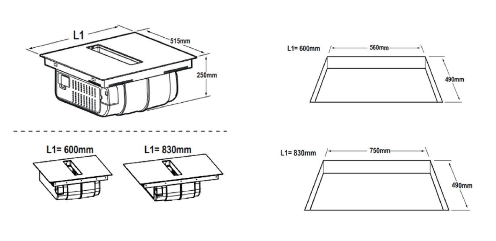 9224368 Индукционная варочная поверхность Torboair IMPULSO BL/A/83 TURBOAIR STDN-0092835 - Вид №6