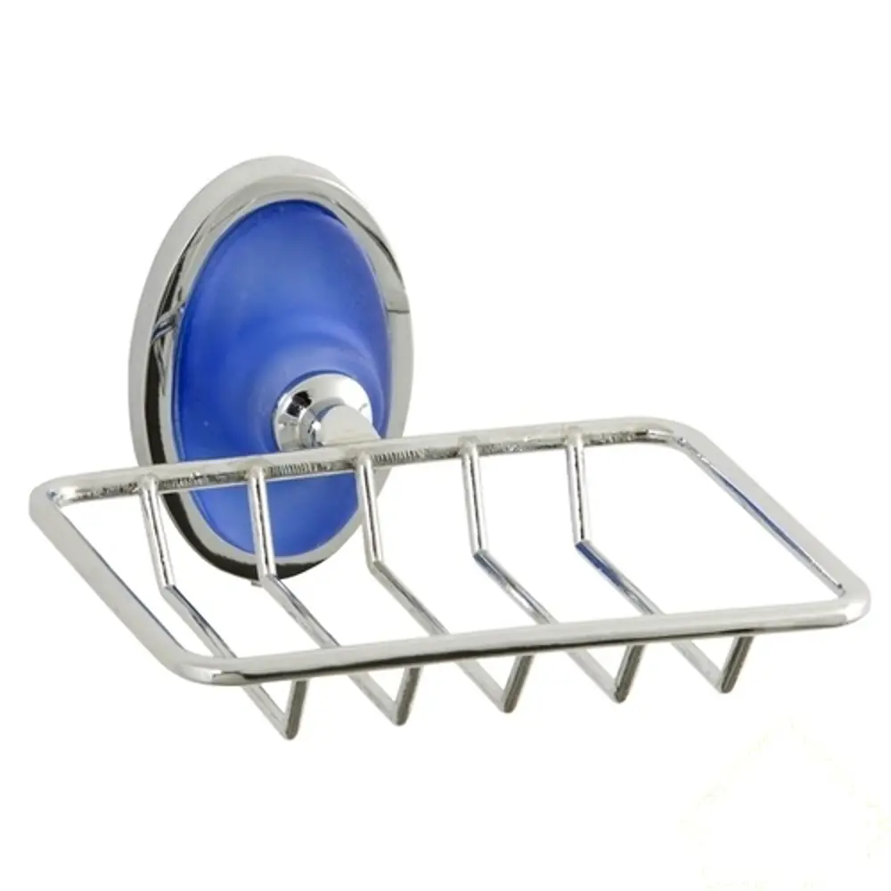 Мыльница металлическая Orvietto, хром/голубой Santreyd STLM-2171136