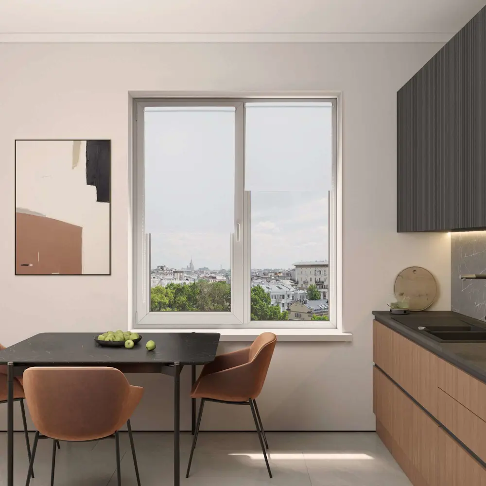 Штора рулонная KREAFORTA Oka 120x160 см белая ОКА STLM-2042810 - Вид №6