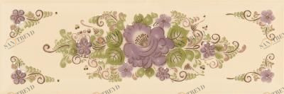 Metro-Gzhel beige light 09 10х30 Gracia Ceramica 010301001826