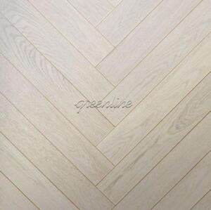 Паркет Ёлка GreenLine Милан Дуб Натур (Гладкая) 500х125 мм.