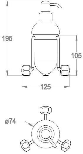 Fir Italia Accessori bagno classici  Abca01d  - Вид №1