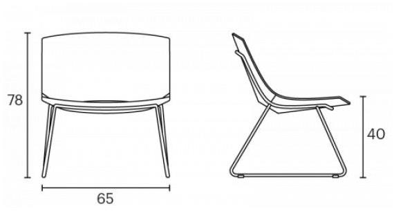 ENEA Санное кресло из полипропилена Oh! sun-id-1486385 - Вид №8