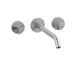 Смеситель для раковины с 3 отверстиями из нержавеющей стали